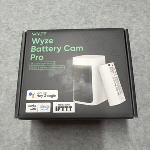 Wyze Battery Cam Pro 2k HDR Wireless Outdoor/Indoor Security Camera White